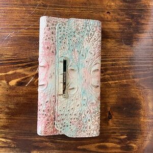 Brahmin 2 piece wallet and checkbook